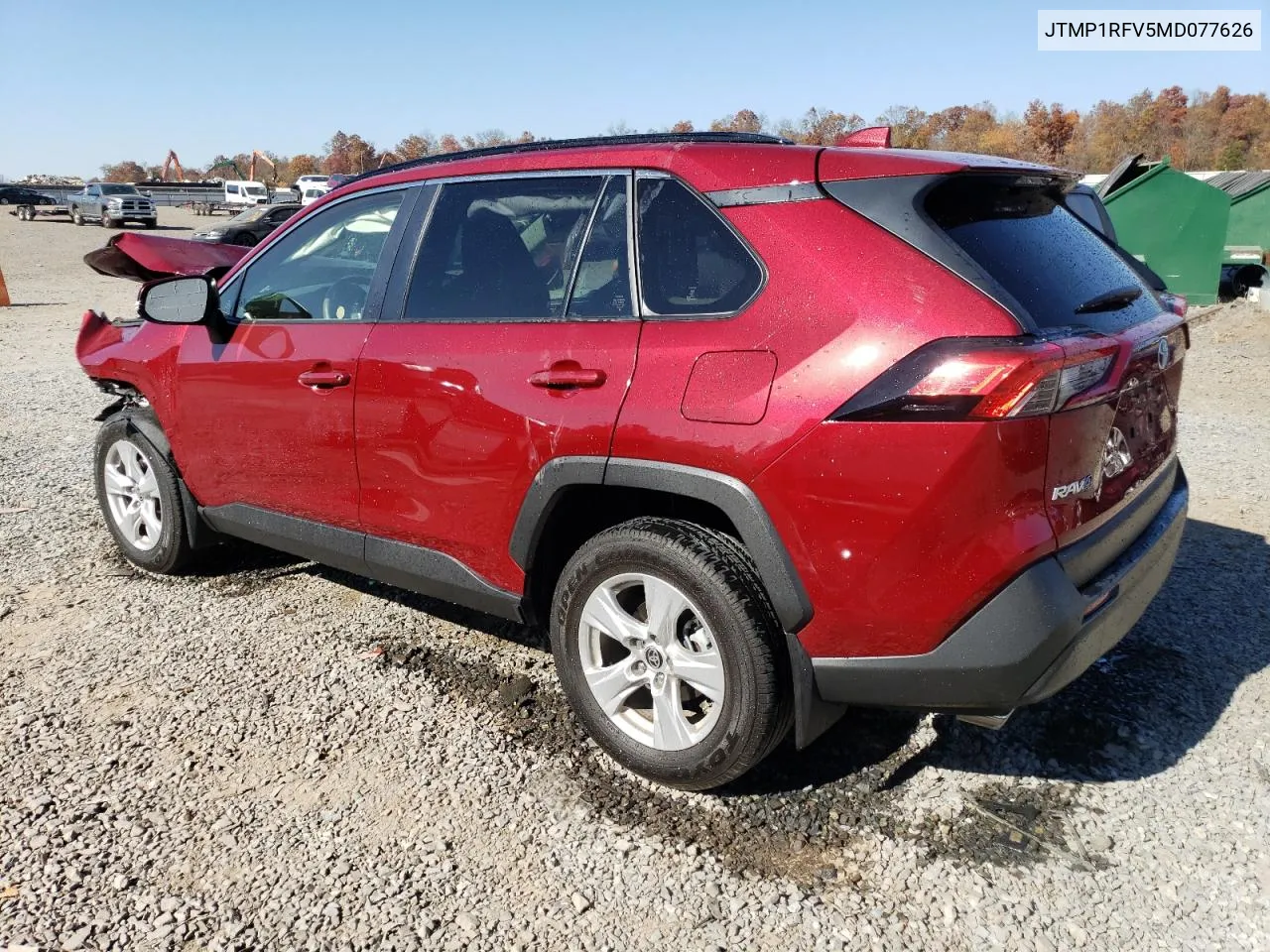 2021 Toyota Rav4 Xle VIN: JTMP1RFV5MD077626 Lot: 77372674