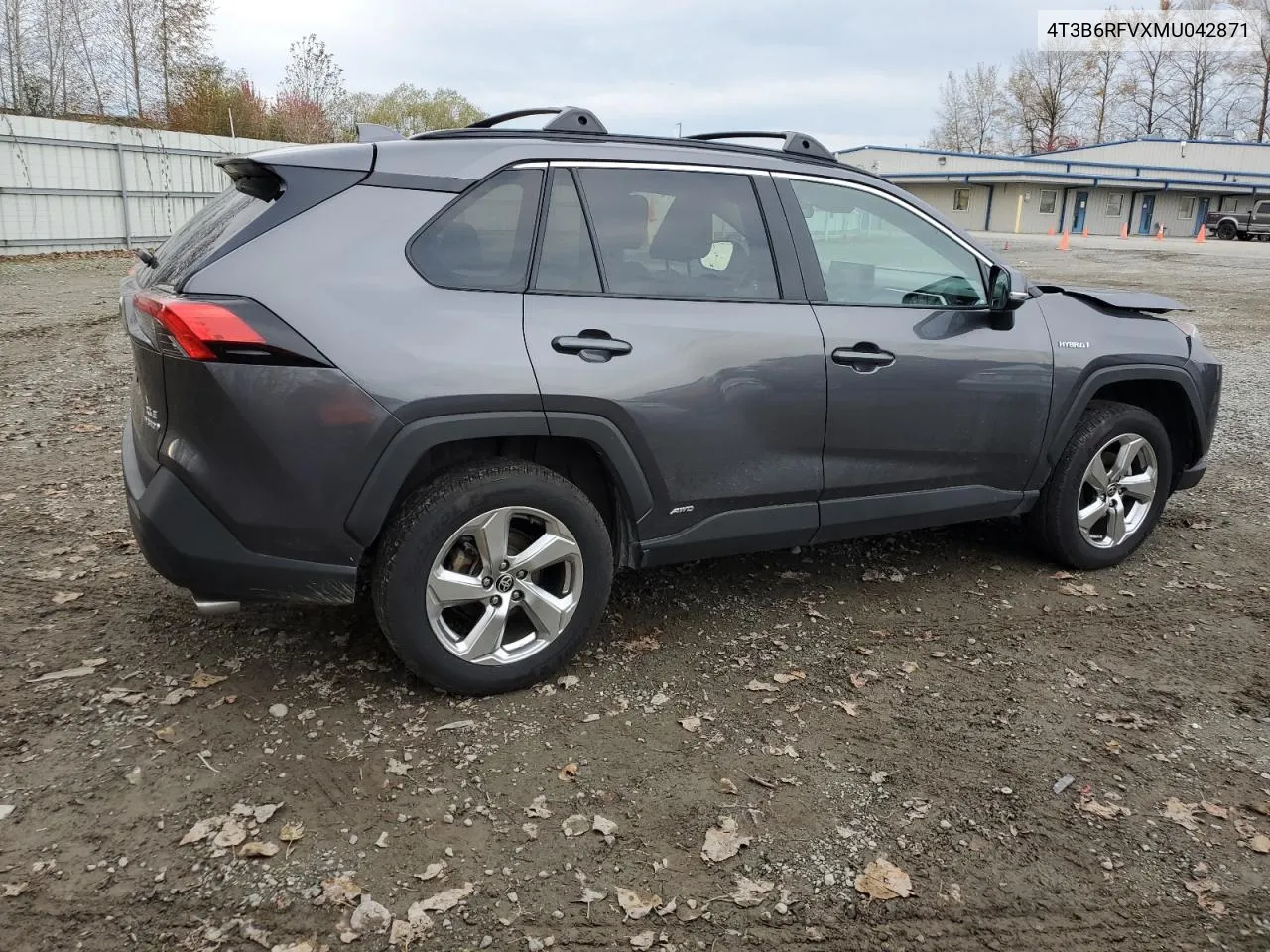 2021 Toyota Rav4 Xle Premium VIN: 4T3B6RFVXMU042871 Lot: 77428374