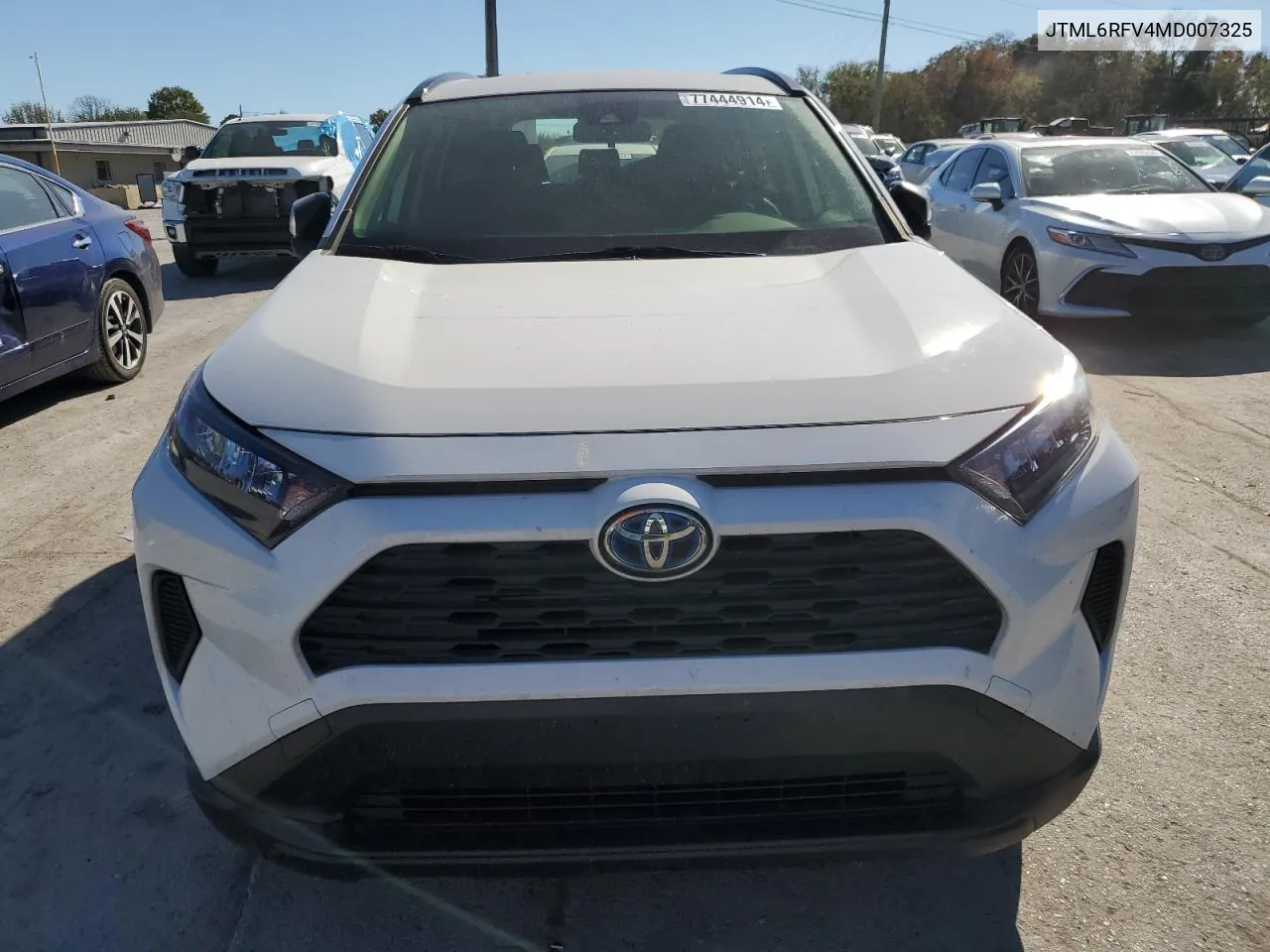 2021 Toyota Rav4 Le VIN: JTML6RFV4MD007325 Lot: 77444914