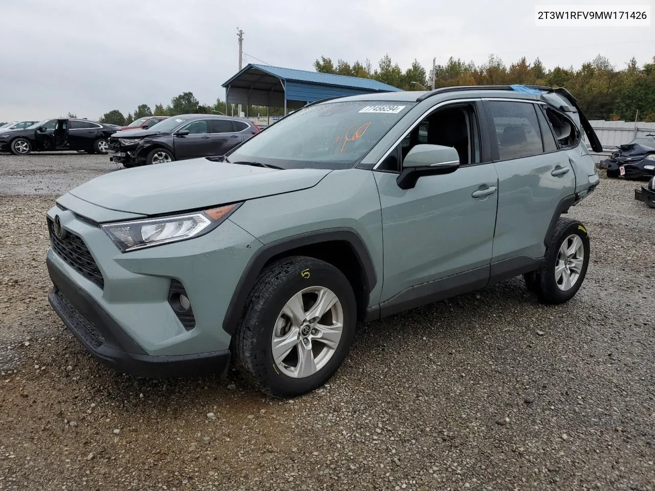 2021 Toyota Rav4 Xle VIN: 2T3W1RFV9MW171426 Lot: 77456294