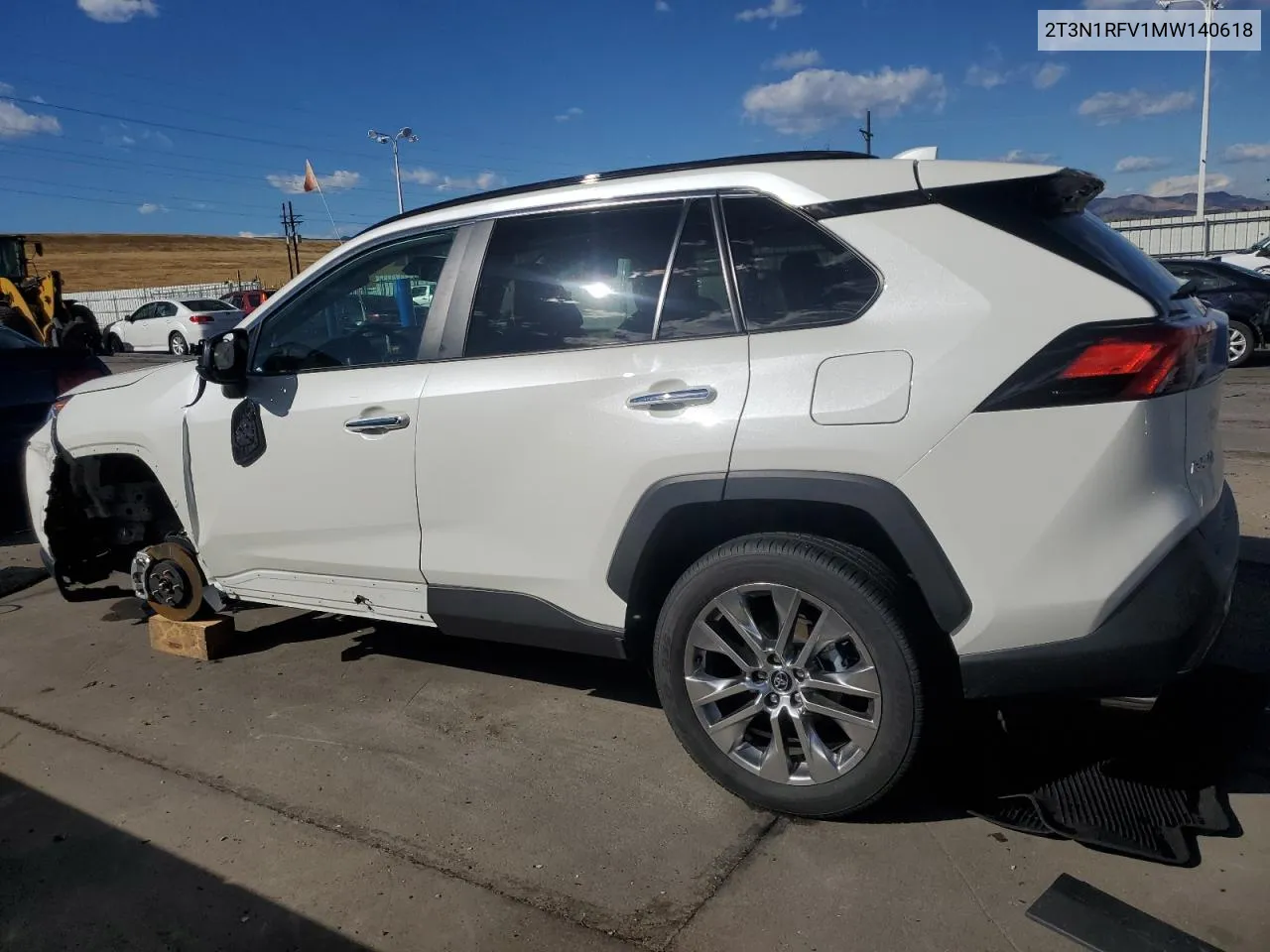 2021 Toyota Rav4 Limited VIN: 2T3N1RFV1MW140618 Lot: 77456614