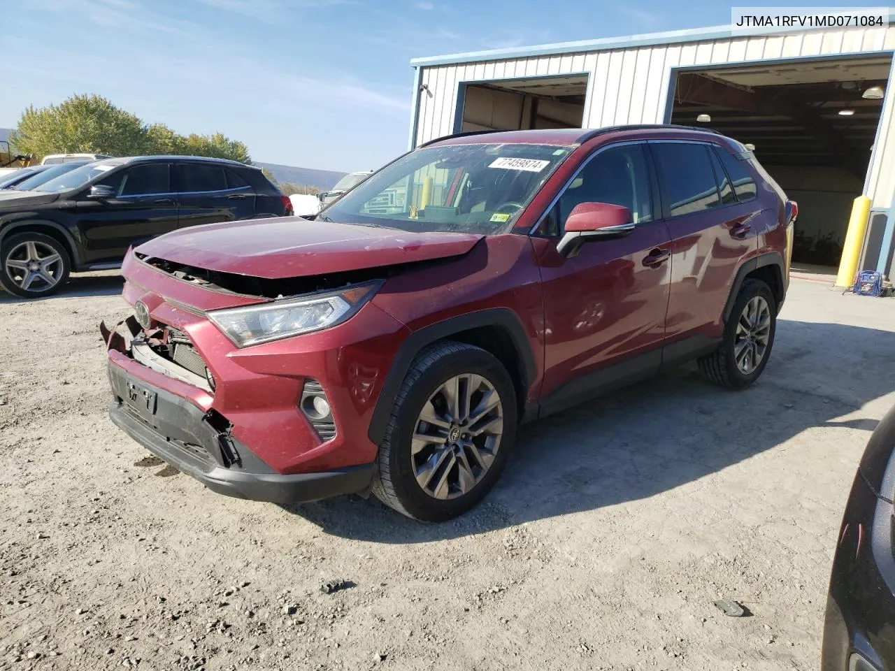 JTMA1RFV1MD071084 2021 Toyota Rav4 Xle Premium