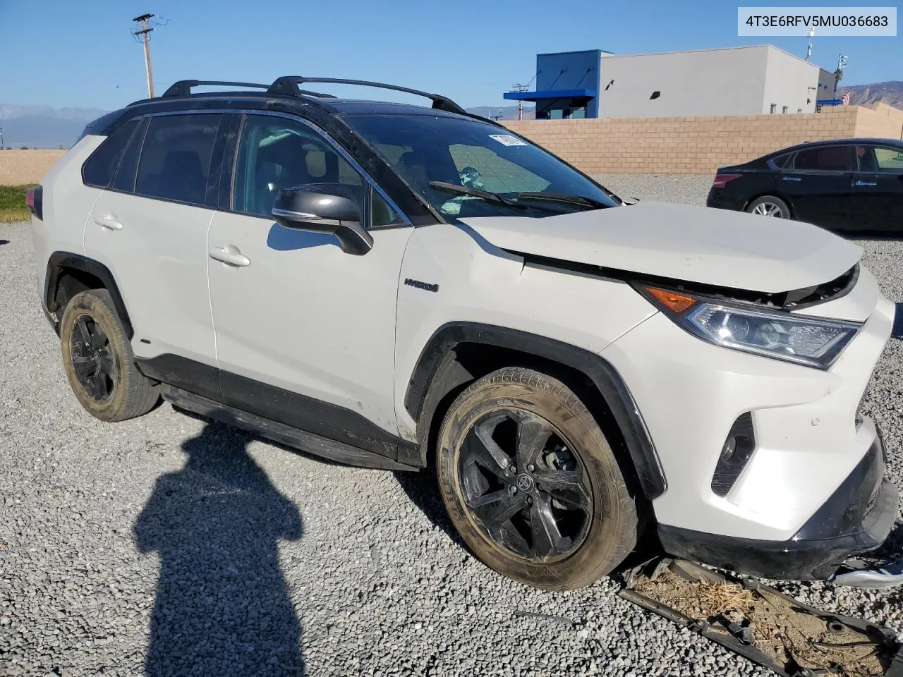 2021 Toyota Rav4 Xse VIN: 4T3E6RFV5MU036683 Lot: 77492014