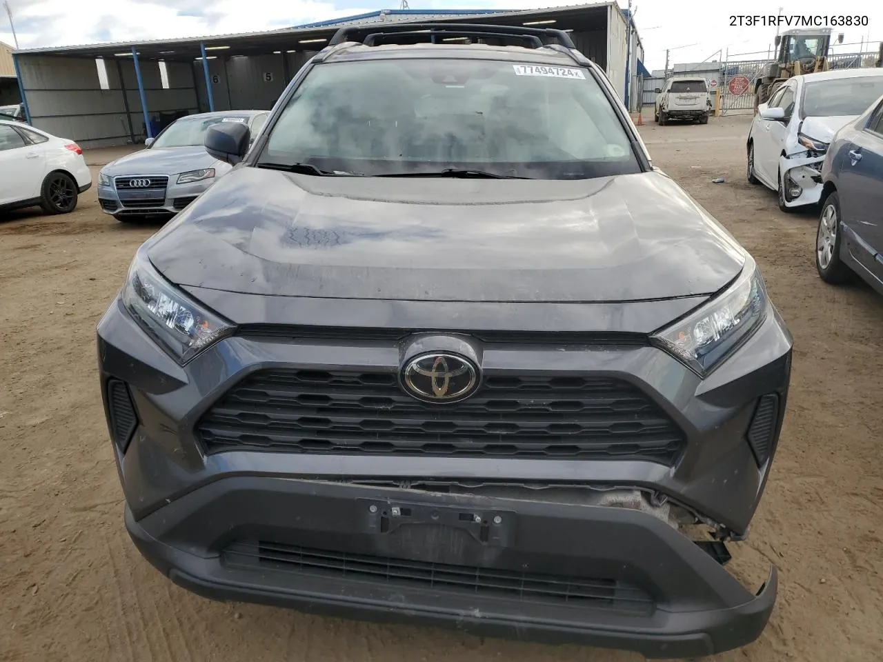 2021 Toyota Rav4 Le VIN: 2T3F1RFV7MC163830 Lot: 77494724