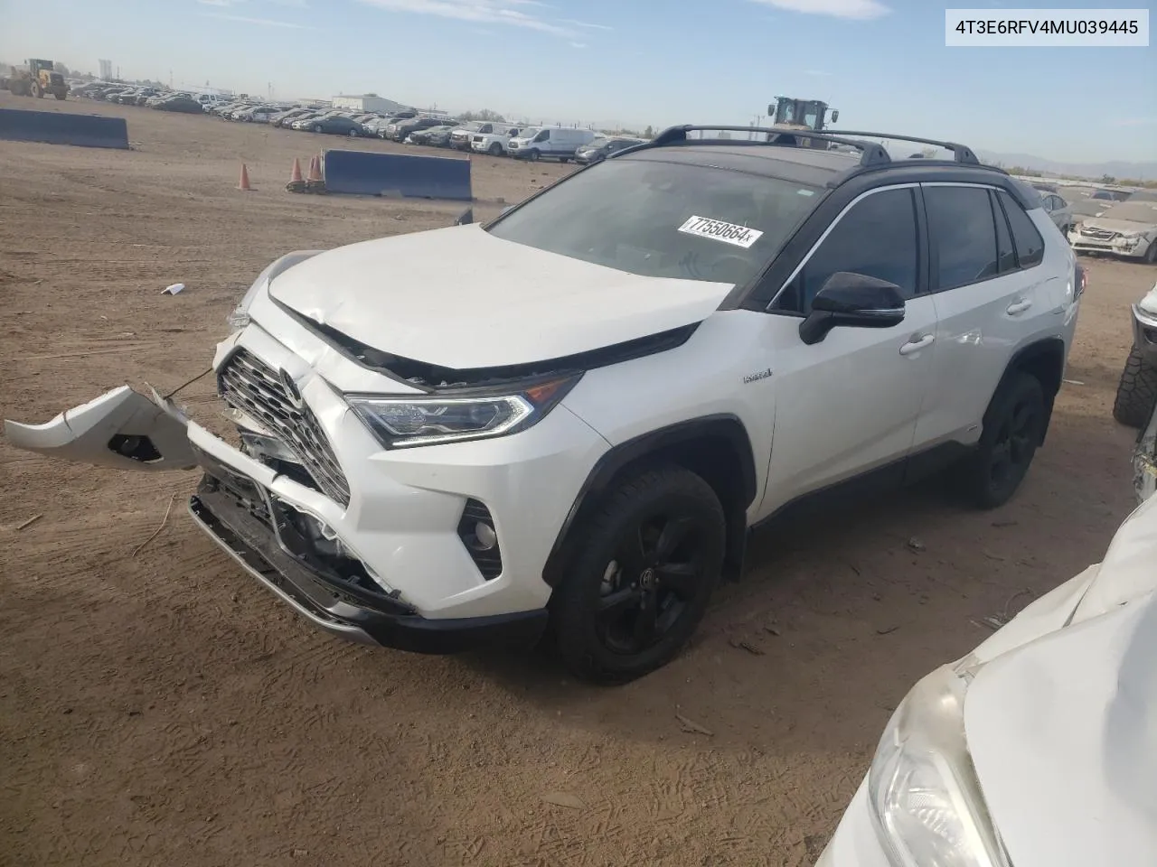 2021 Toyota Rav4 Xse VIN: 4T3E6RFV4MU039445 Lot: 77550664