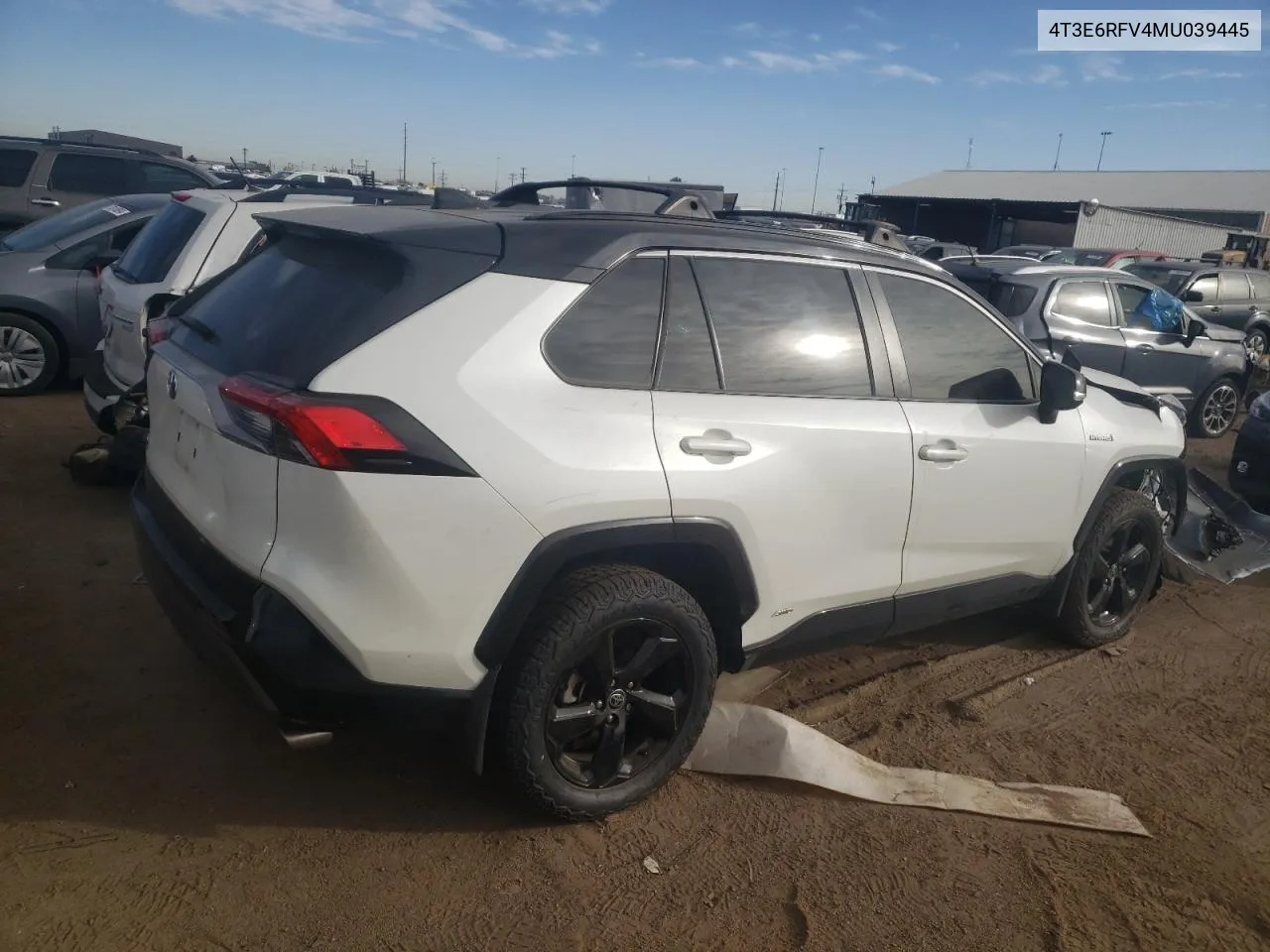 2021 Toyota Rav4 Xse VIN: 4T3E6RFV4MU039445 Lot: 77550664