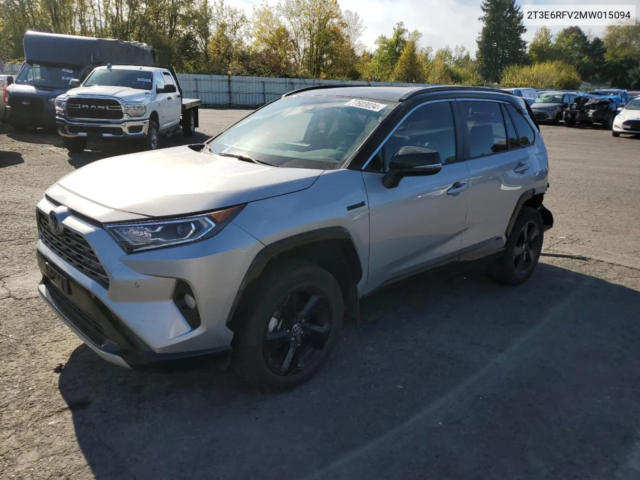 2021 Toyota Rav4 Xse VIN: 2T3E6RFV2MW015094 Lot: 77603034