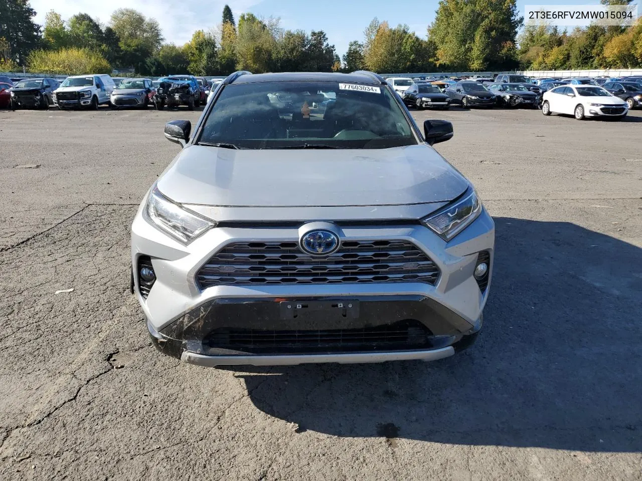 2021 Toyota Rav4 Xse VIN: 2T3E6RFV2MW015094 Lot: 77603034