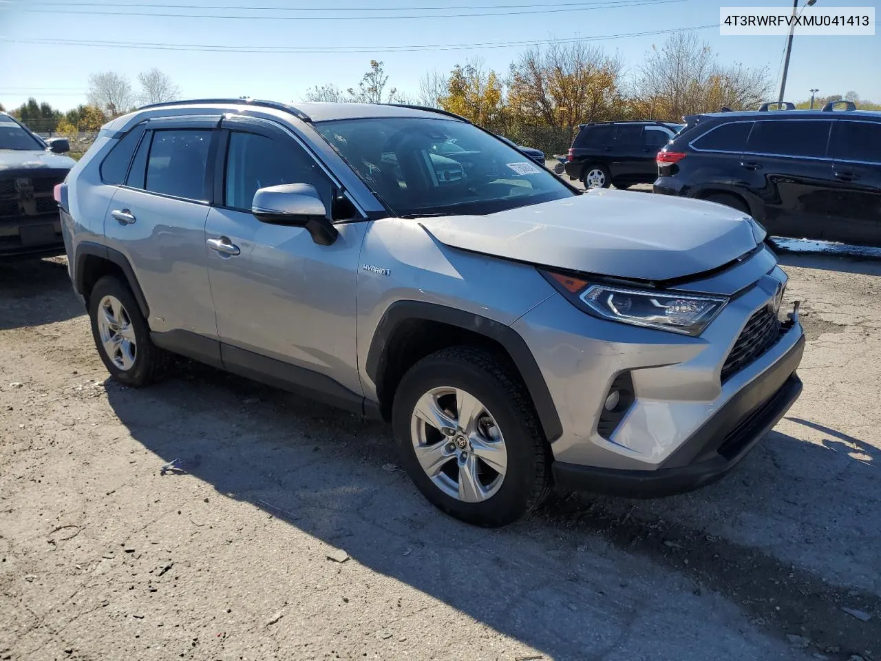 2021 Toyota Rav4 Xle VIN: 4T3RWRFVXMU041413 Lot: 77603624