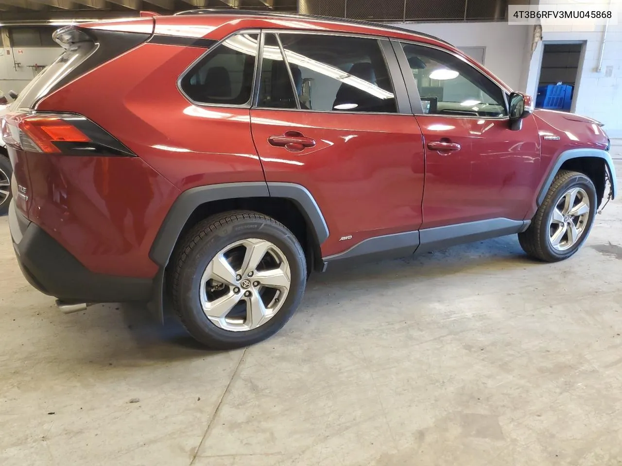 2021 Toyota Rav4 Xle Premium VIN: 4T3B6RFV3MU045868 Lot: 77621674