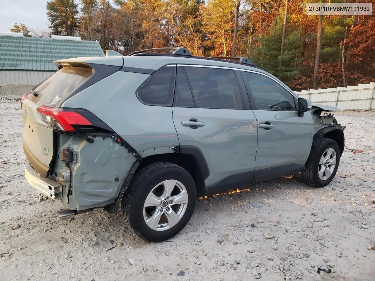 2021 Toyota Rav4 Xle VIN: 2T3P1RFV8MW191932 Lot: 77622364