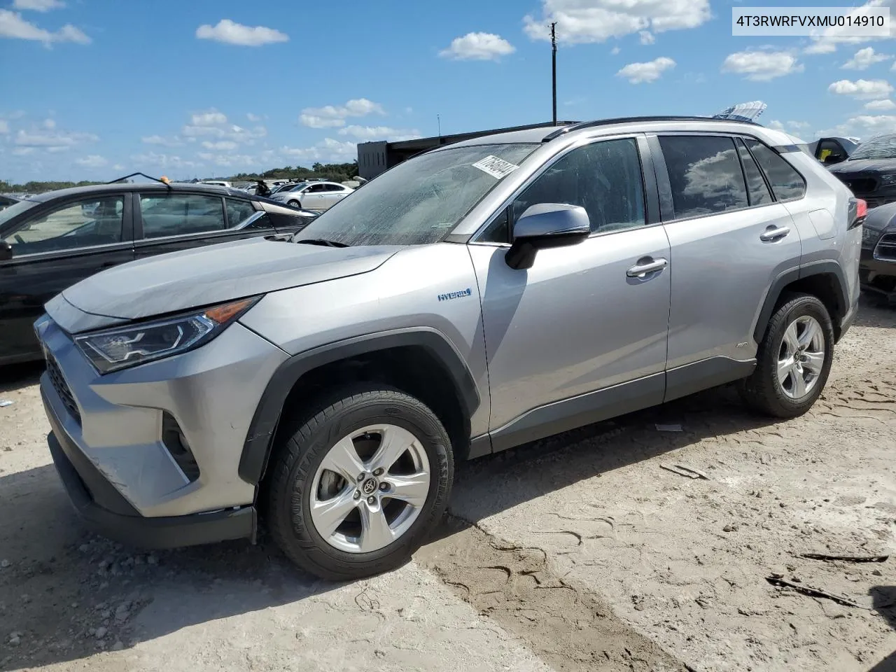 2021 Toyota Rav4 Xle VIN: 4T3RWRFVXMU014910 Lot: 77646044