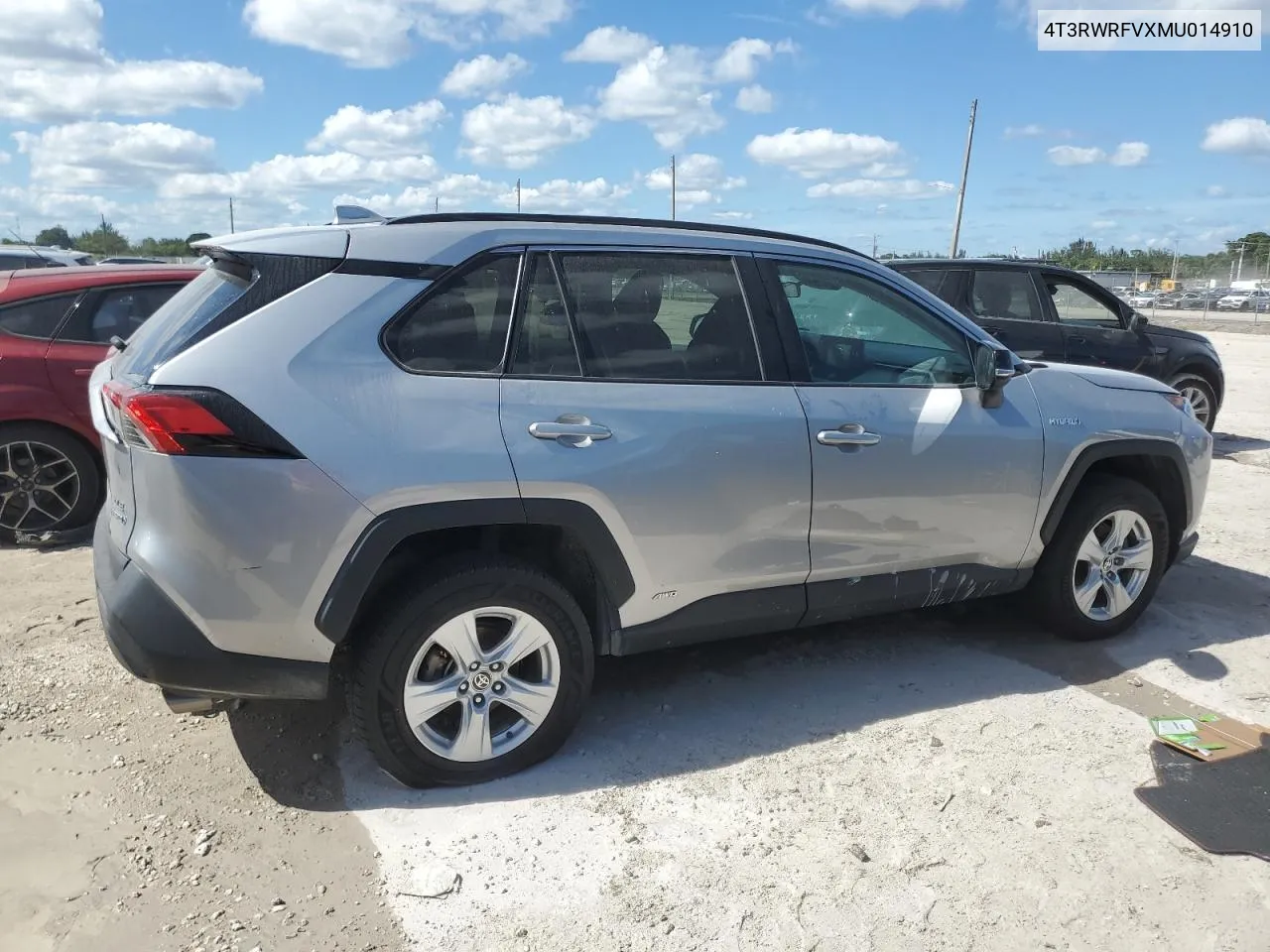 2021 Toyota Rav4 Xle VIN: 4T3RWRFVXMU014910 Lot: 77646044