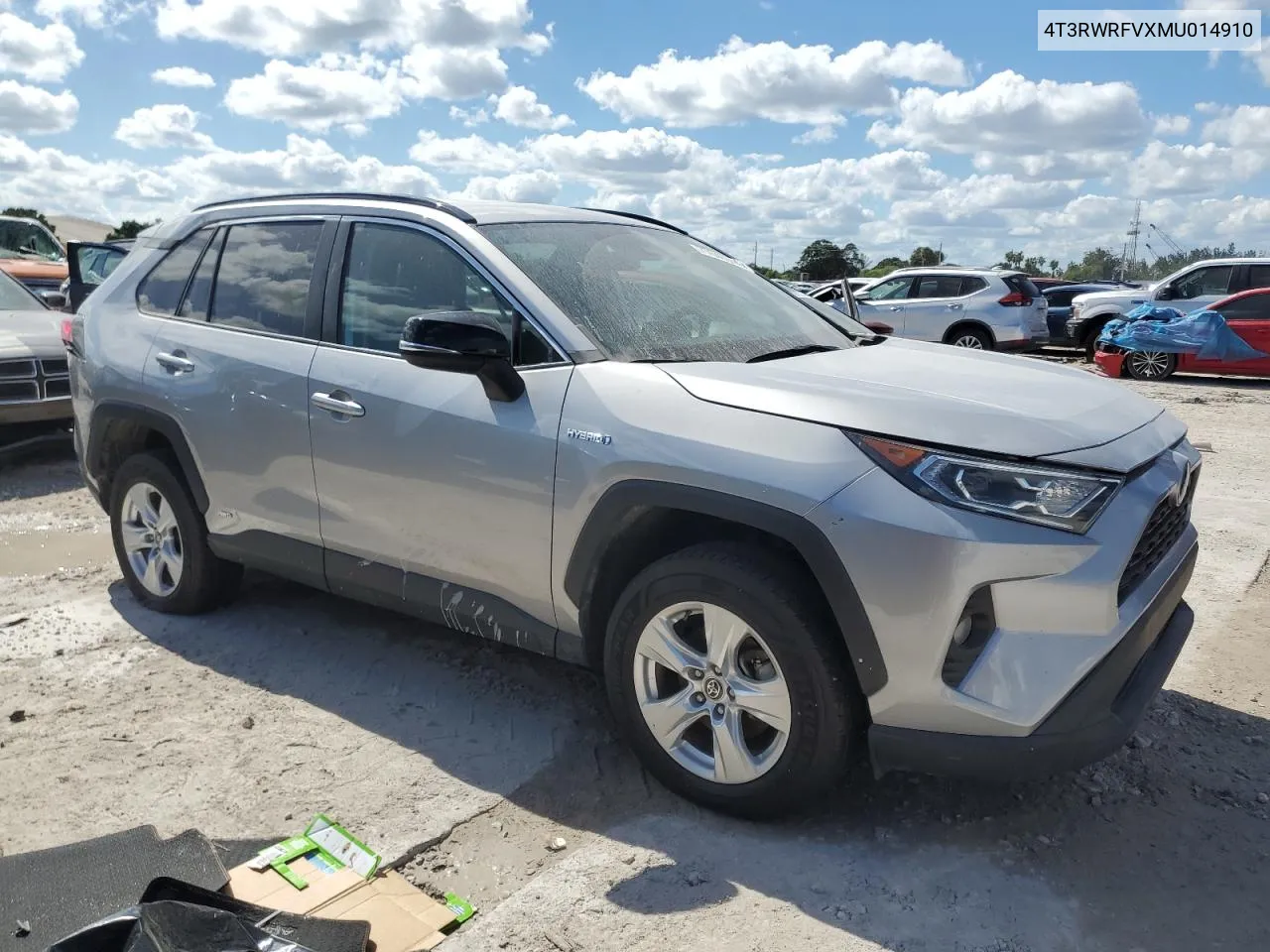 2021 Toyota Rav4 Xle VIN: 4T3RWRFVXMU014910 Lot: 77646044