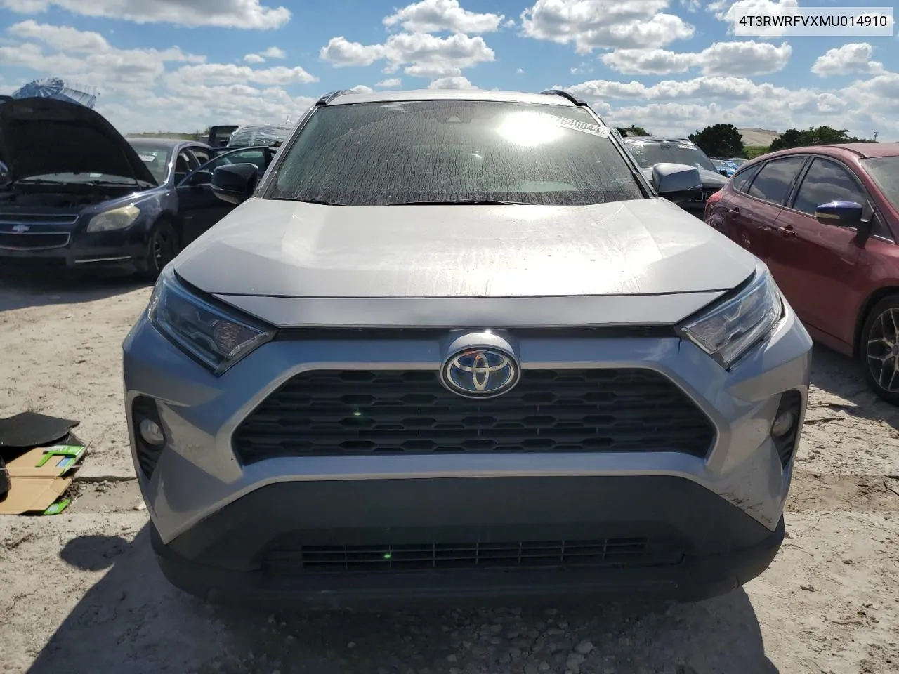 2021 Toyota Rav4 Xle VIN: 4T3RWRFVXMU014910 Lot: 77646044