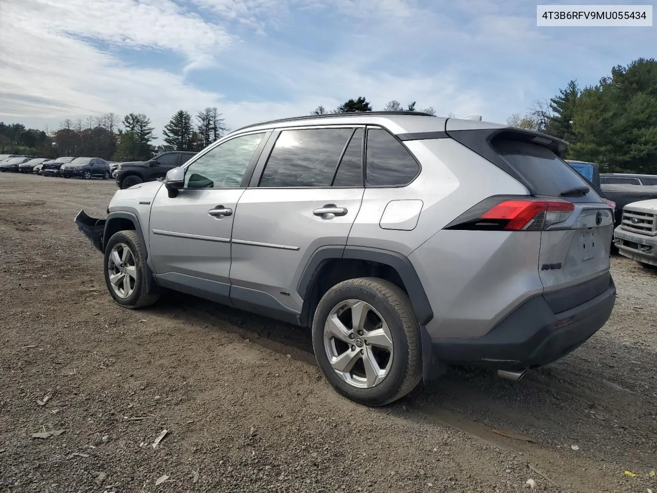 2021 Toyota Rav4 Xle Premium VIN: 4T3B6RFV9MU055434 Lot: 77774314