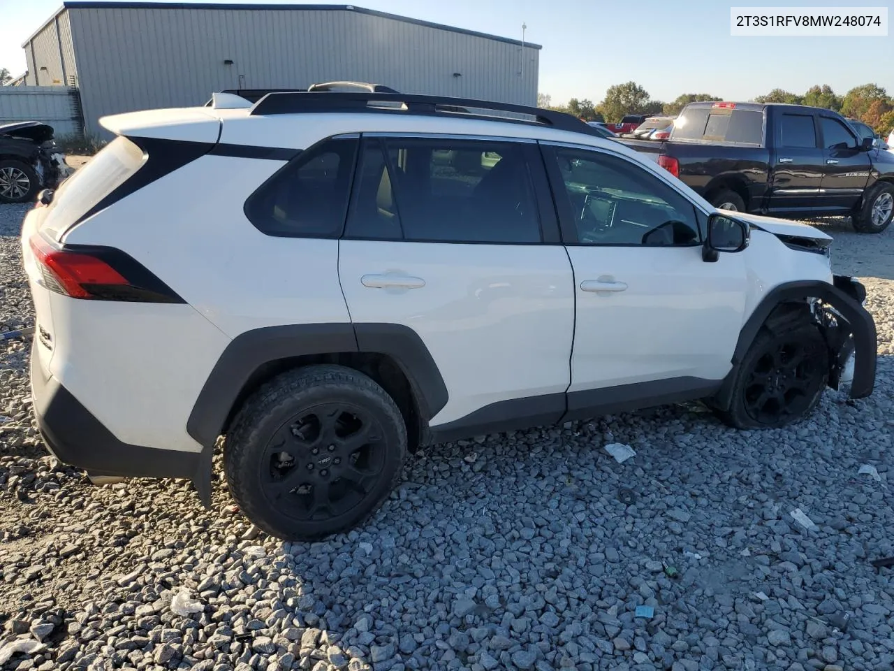 2021 Toyota Rav4 Trd Off Road VIN: 2T3S1RFV8MW248074 Lot: 77942684