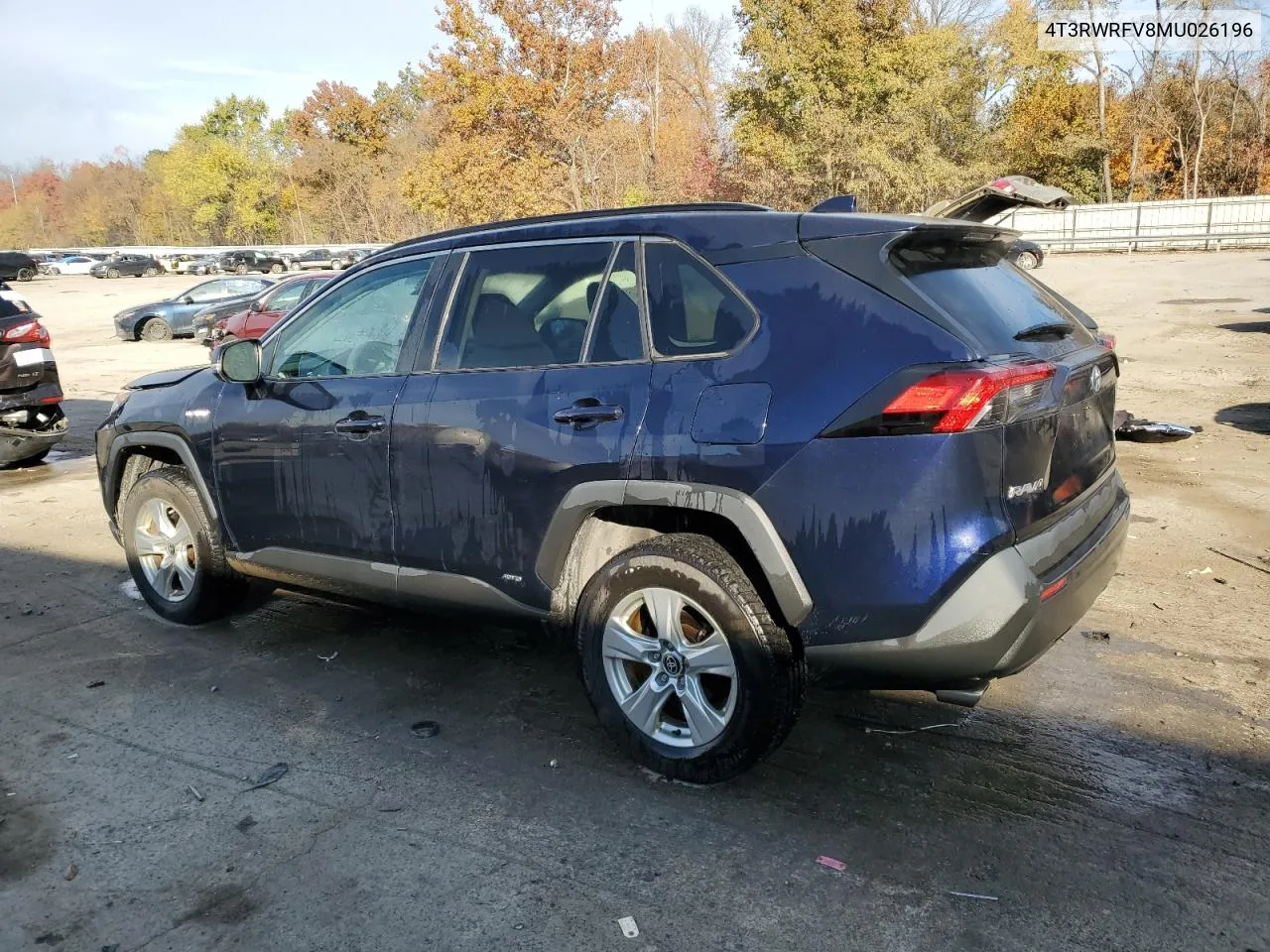 2021 Toyota Rav4 Xle VIN: 4T3RWRFV8MU026196 Lot: 77974264