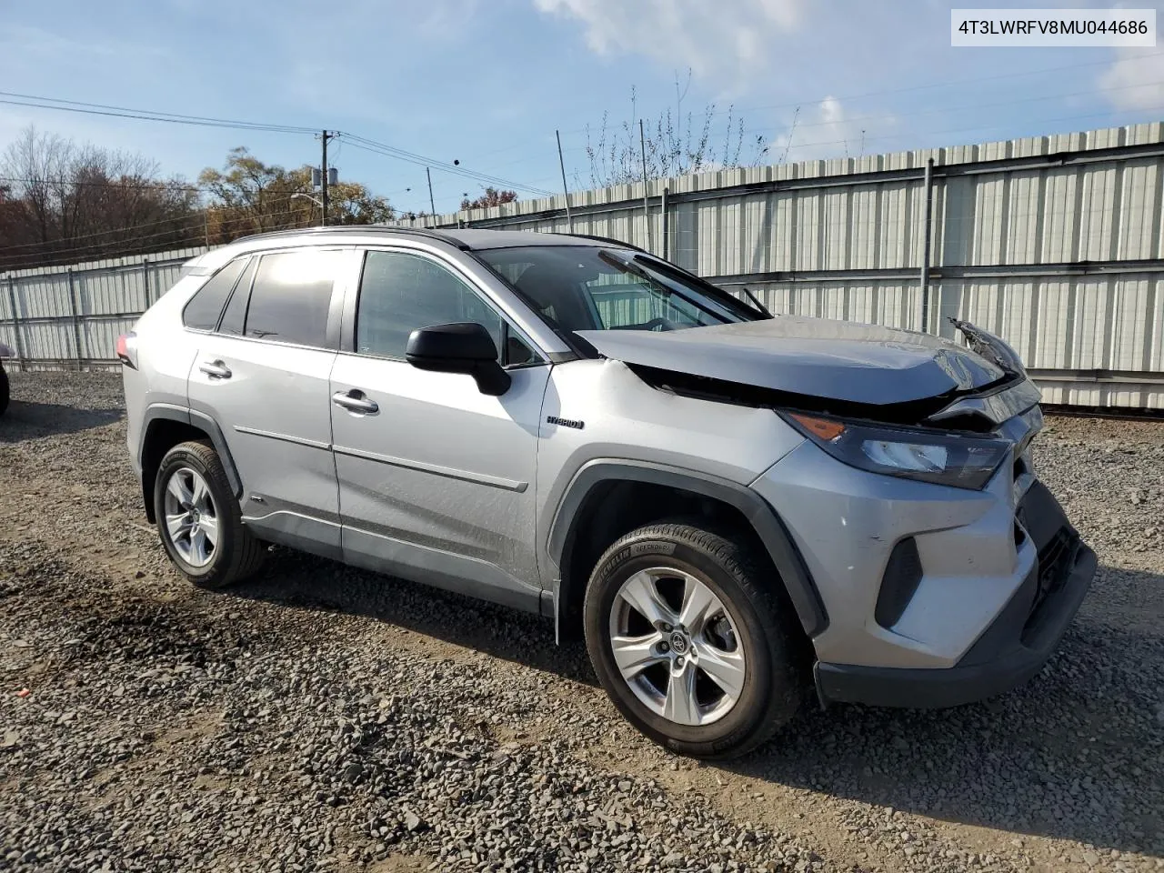 2021 Toyota Rav4 Le VIN: 4T3LWRFV8MU044686 Lot: 78061864