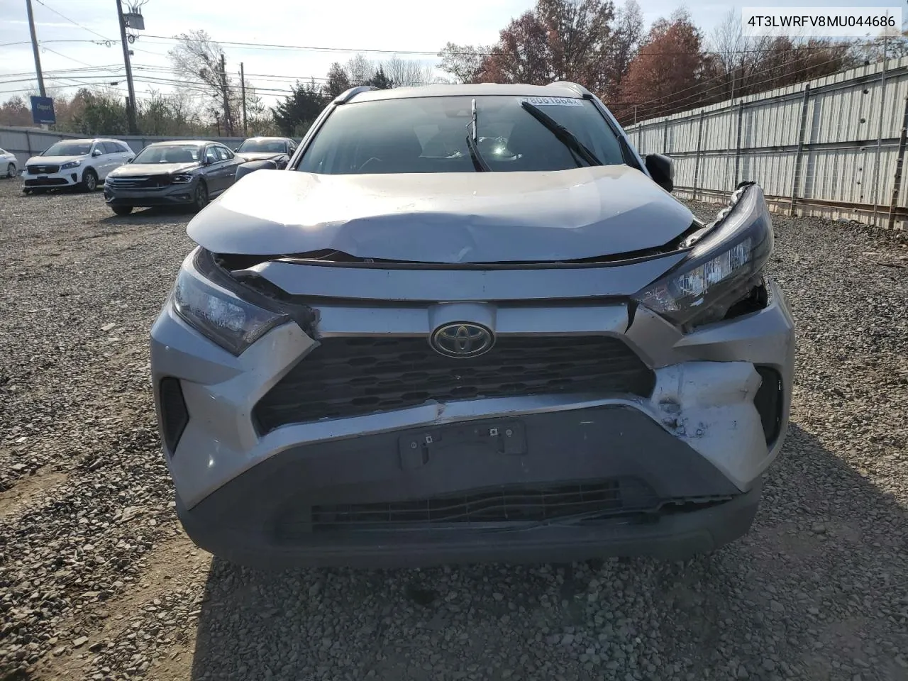 4T3LWRFV8MU044686 2021 Toyota Rav4 Le