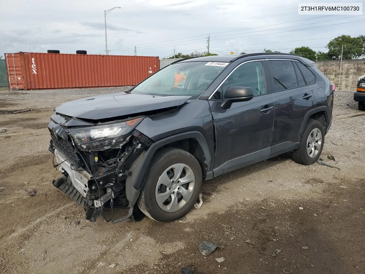 2021 Toyota Rav4 Le VIN: 2T3H1RFV6MC100730 Lot: 78119444