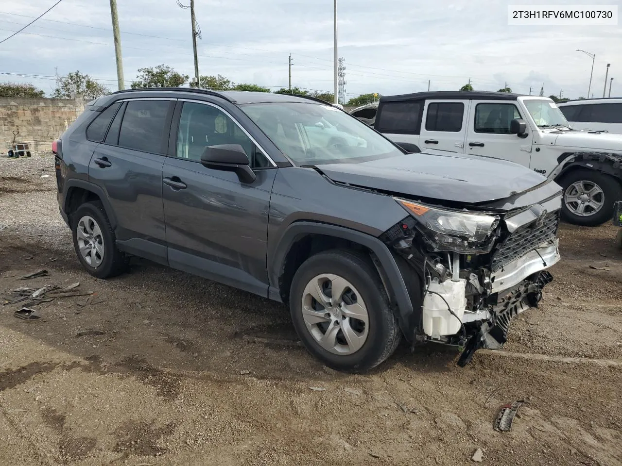 2021 Toyota Rav4 Le VIN: 2T3H1RFV6MC100730 Lot: 78119444