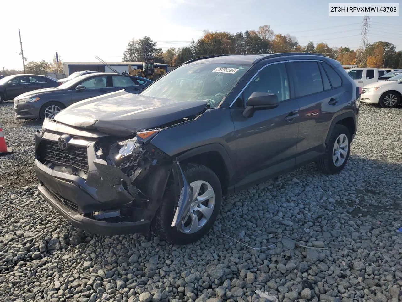 2T3H1RFVXMW143708 2021 Toyota Rav4 Le