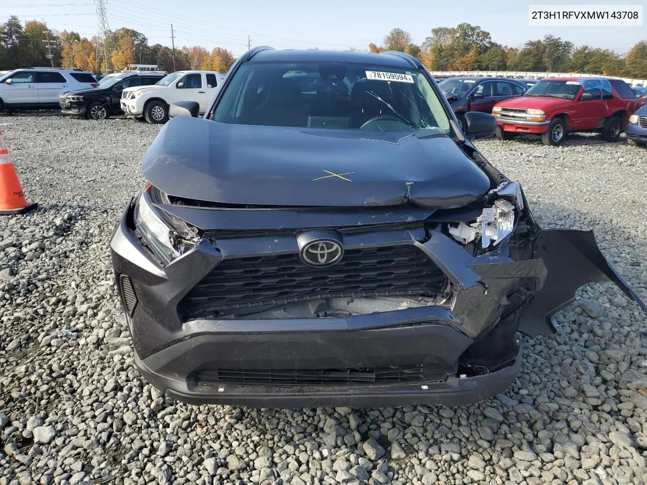 2T3H1RFVXMW143708 2021 Toyota Rav4 Le