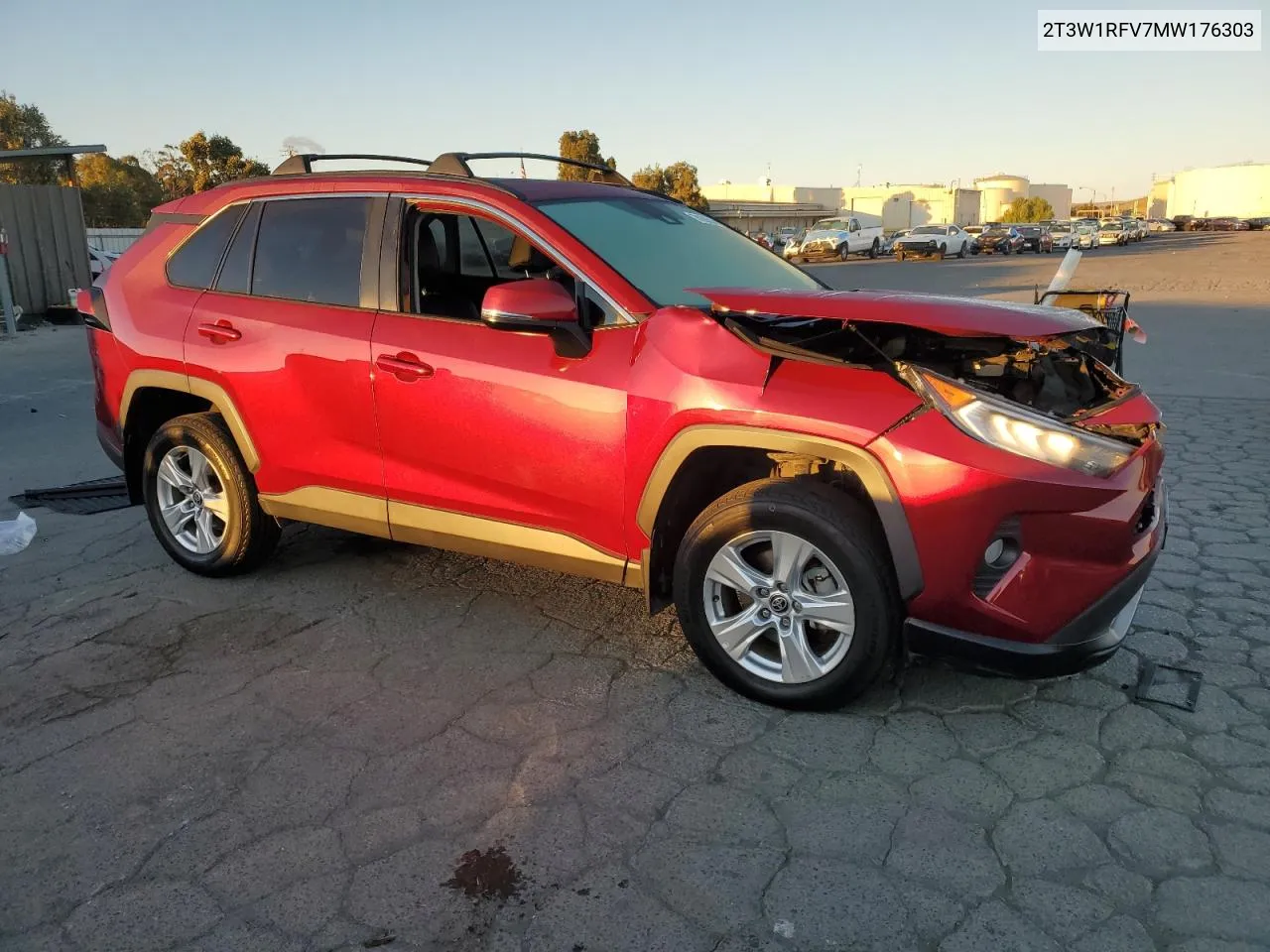 2021 Toyota Rav4 Xle VIN: 2T3W1RFV7MW176303 Lot: 78226524