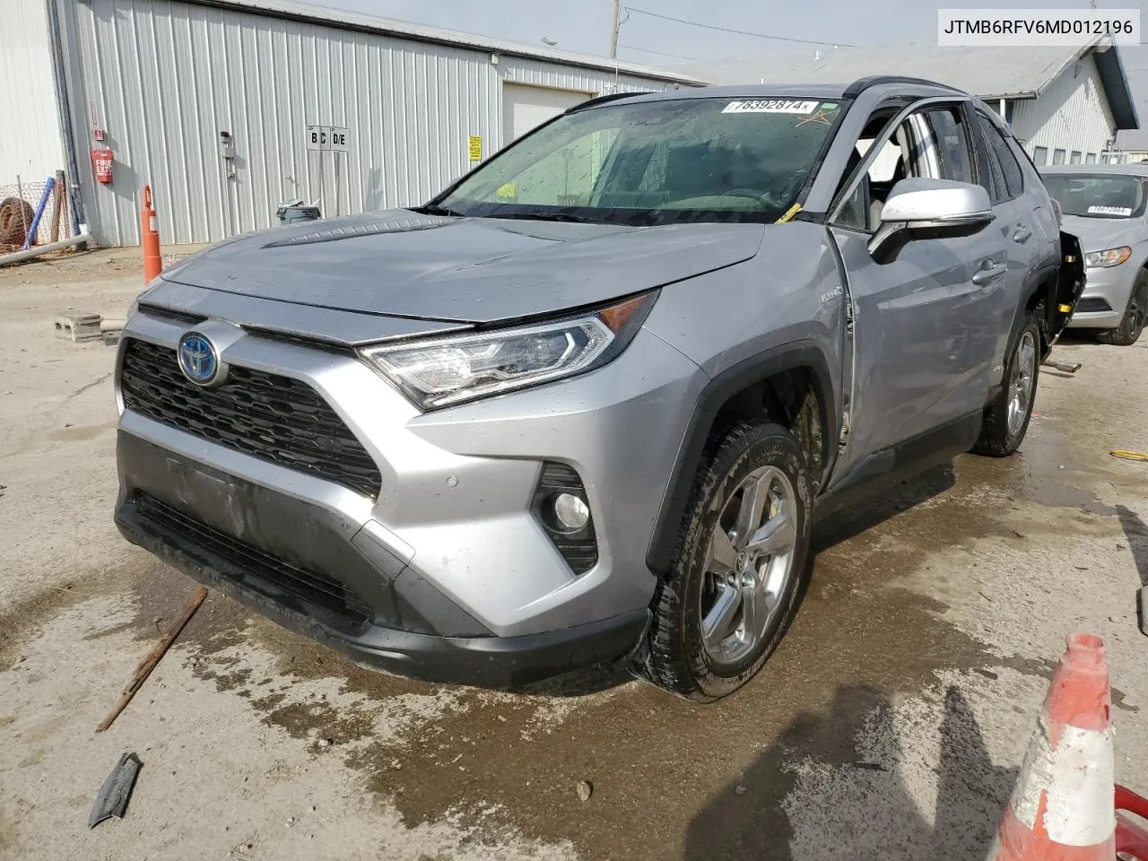 2021 Toyota Rav4 Xle Premium VIN: JTMB6RFV6MD012196 Lot: 78392874