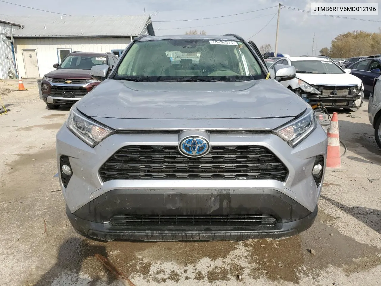 2021 Toyota Rav4 Xle Premium VIN: JTMB6RFV6MD012196 Lot: 78392874