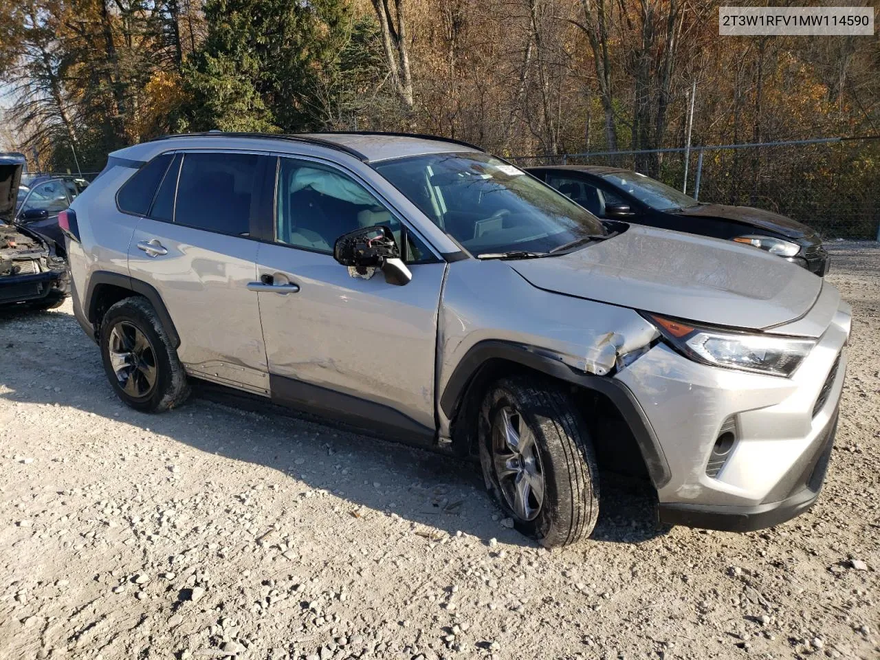 2021 Toyota Rav4 Xle VIN: 2T3W1RFV1MW114590 Lot: 78534974