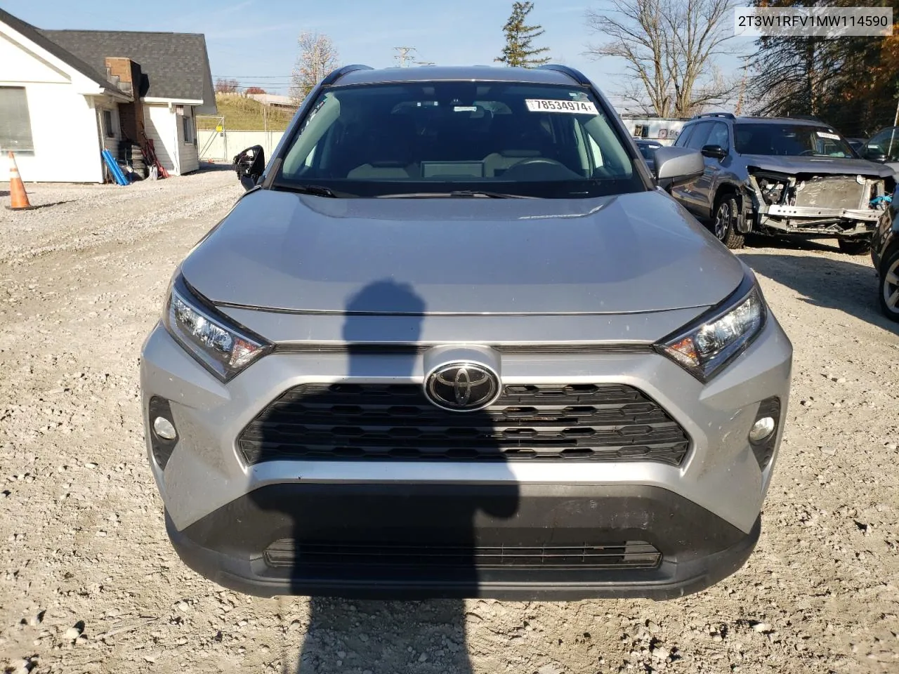 2021 Toyota Rav4 Xle VIN: 2T3W1RFV1MW114590 Lot: 78534974