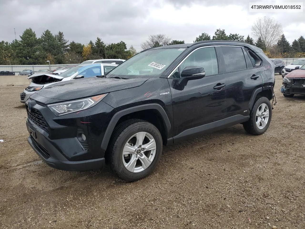 2021 Toyota Rav4 Xle VIN: 4T3RWRFV8MU018552 Lot: 78618104