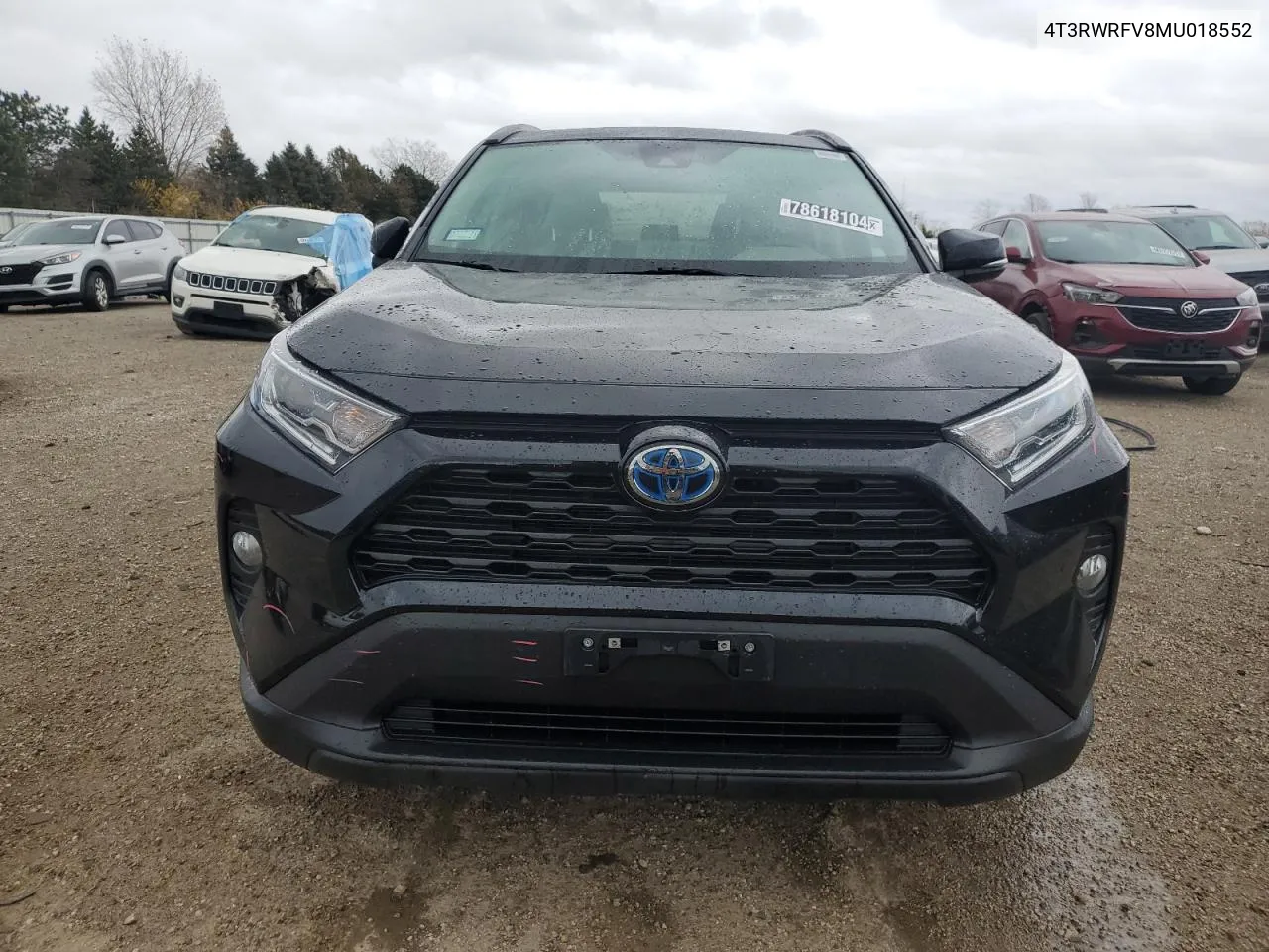 2021 Toyota Rav4 Xle VIN: 4T3RWRFV8MU018552 Lot: 78618104