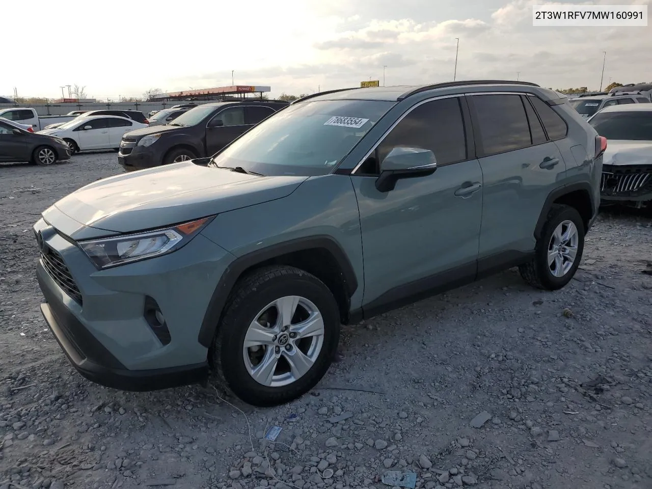 2021 Toyota Rav4 Xle VIN: 2T3W1RFV7MW160991 Lot: 78683554