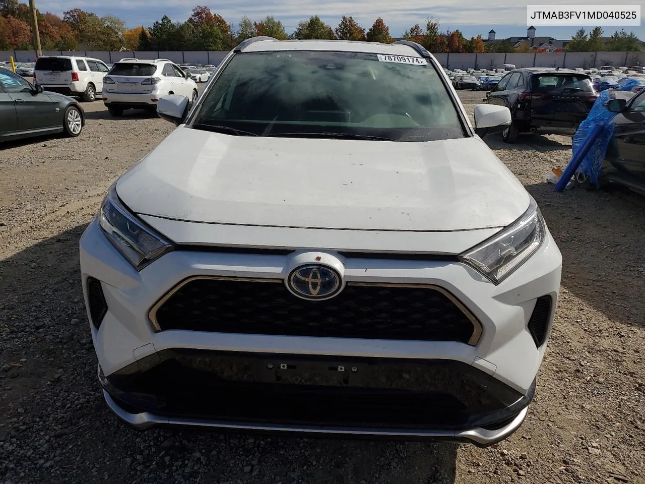 2021 Toyota Rav4 Prime Se VIN: JTMAB3FV1MD040525 Lot: 78709174