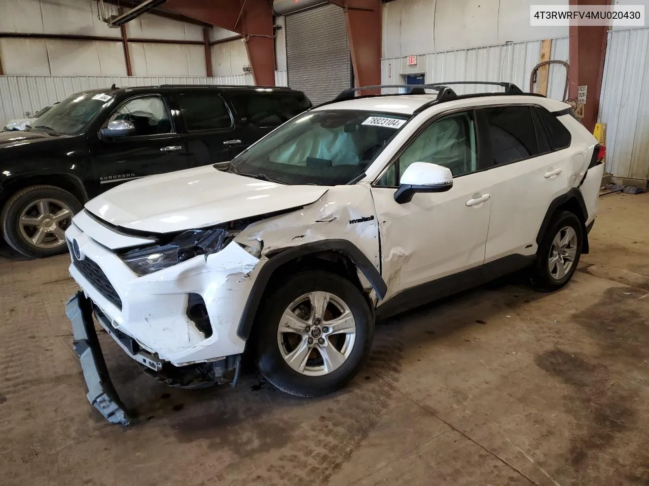 2021 Toyota Rav4 Xle VIN: 4T3RWRFV4MU020430 Lot: 78823104