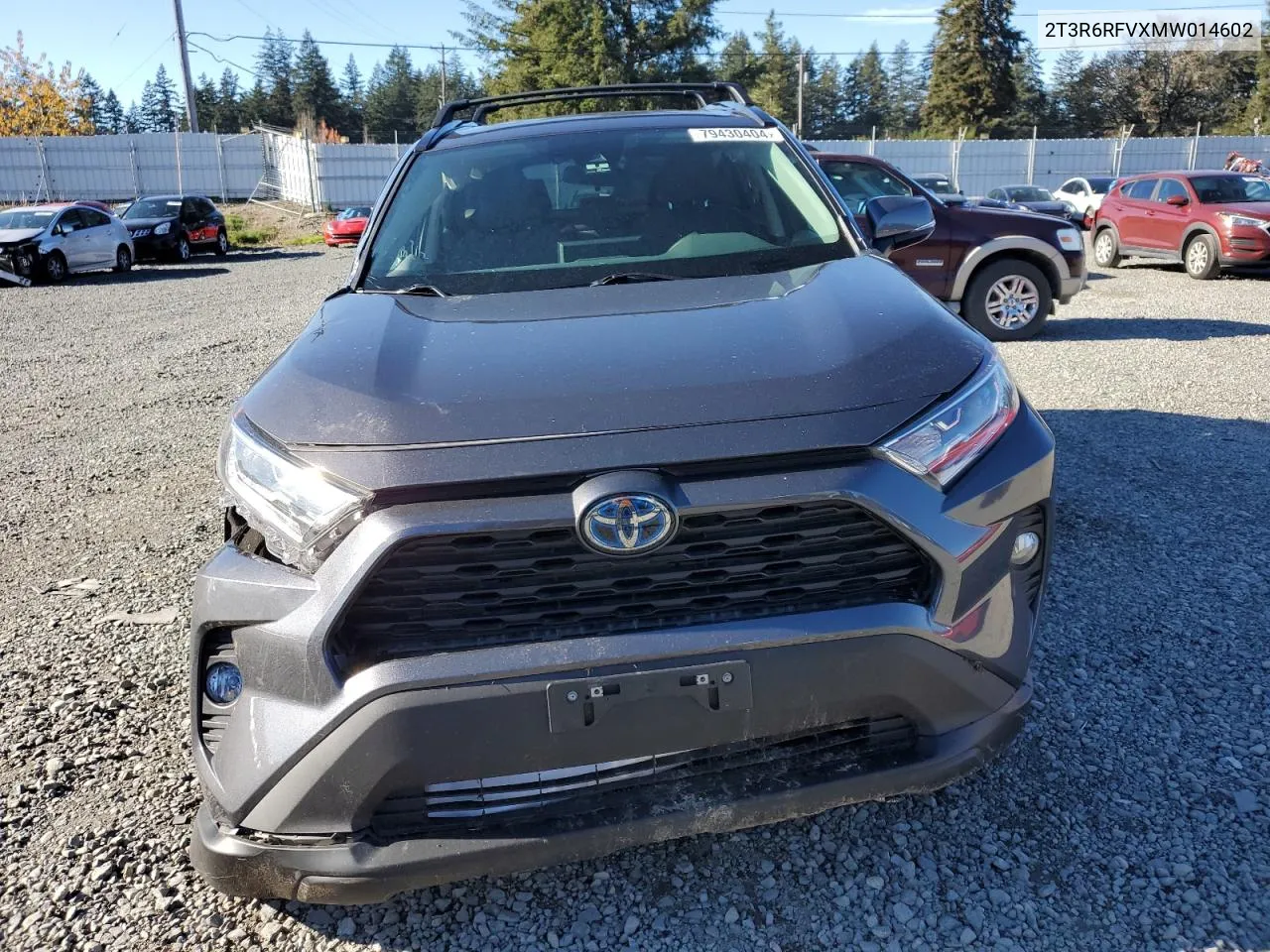 2021 Toyota Rav4 Xle VIN: 2T3R6RFVXMW014602 Lot: 79430404