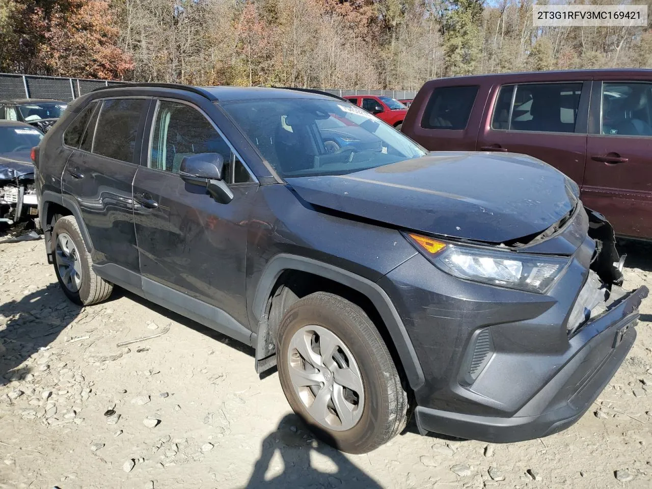 2021 Toyota Rav4 Le VIN: 2T3G1RFV3MC169421 Lot: 79459274