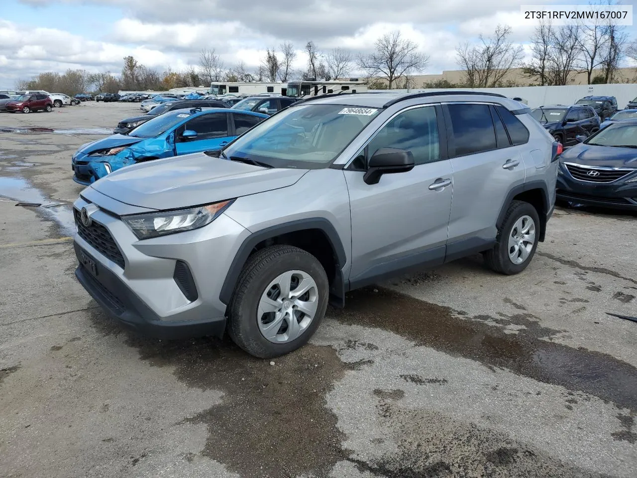 2021 Toyota Rav4 Le VIN: 2T3F1RFV2MW167007 Lot: 79648654