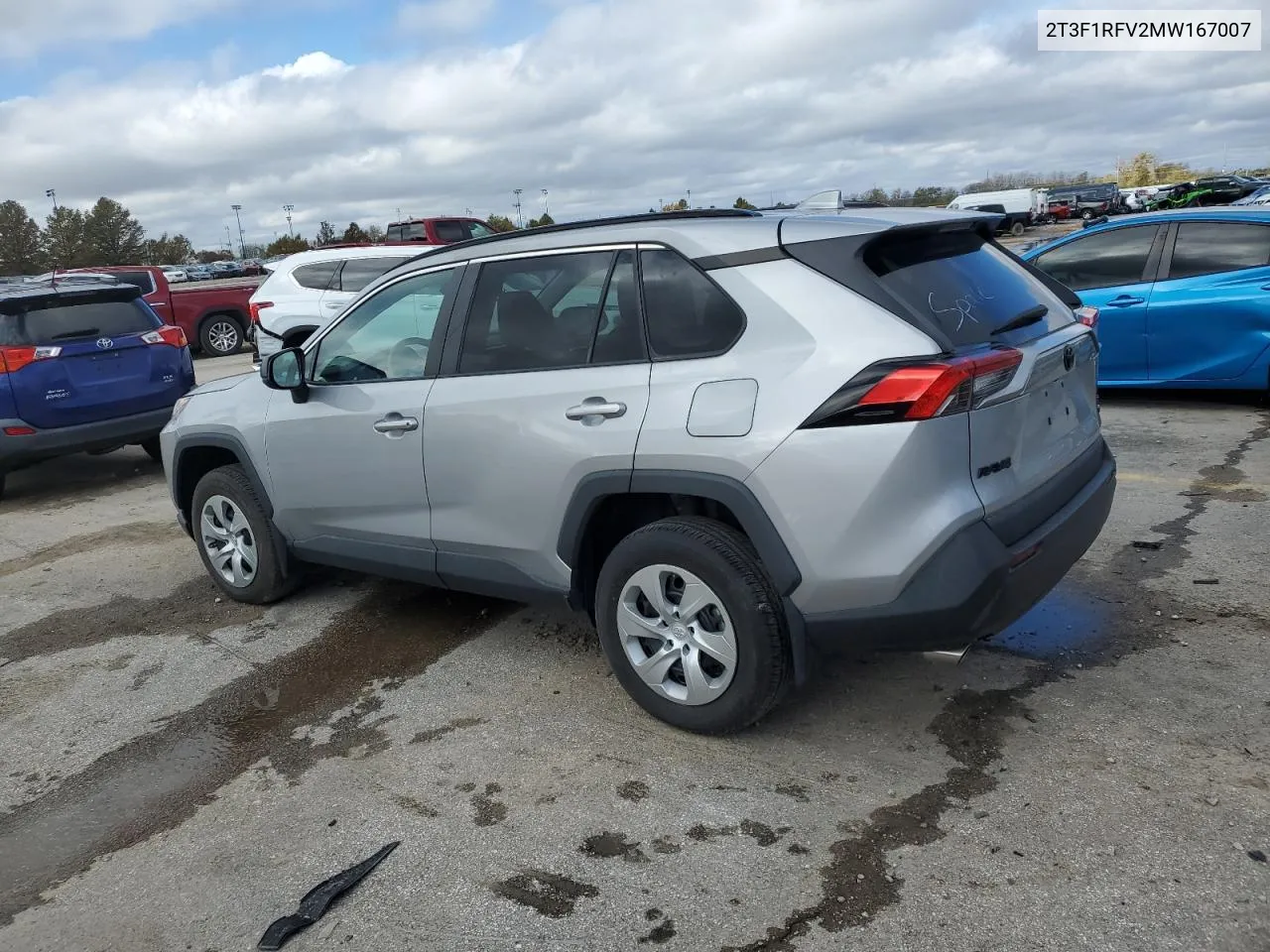 2021 Toyota Rav4 Le VIN: 2T3F1RFV2MW167007 Lot: 79648654