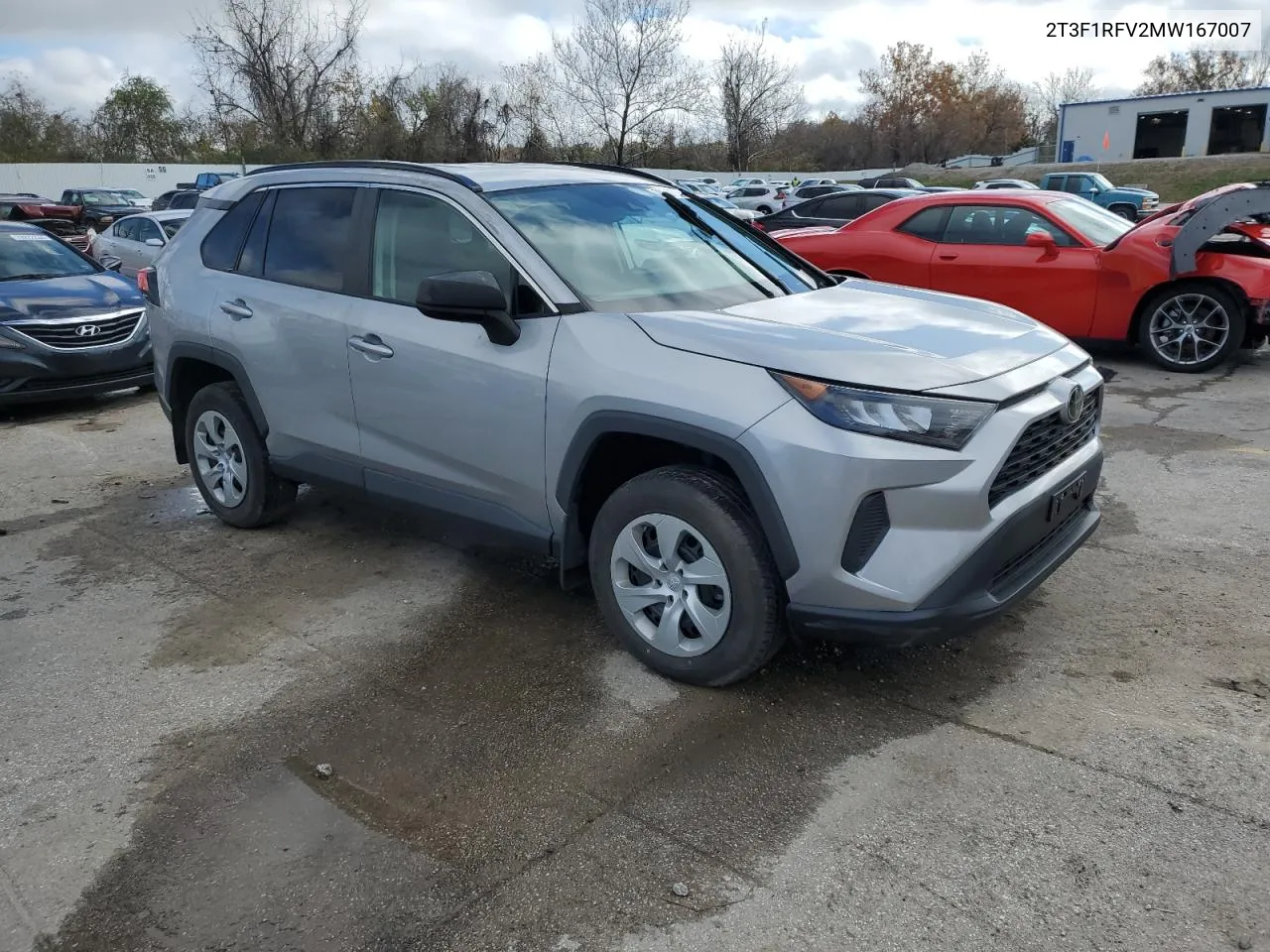 2021 Toyota Rav4 Le VIN: 2T3F1RFV2MW167007 Lot: 79648654