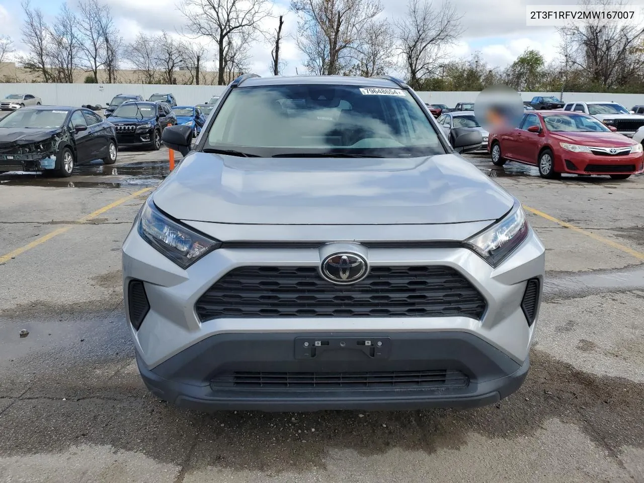 2021 Toyota Rav4 Le VIN: 2T3F1RFV2MW167007 Lot: 79648654