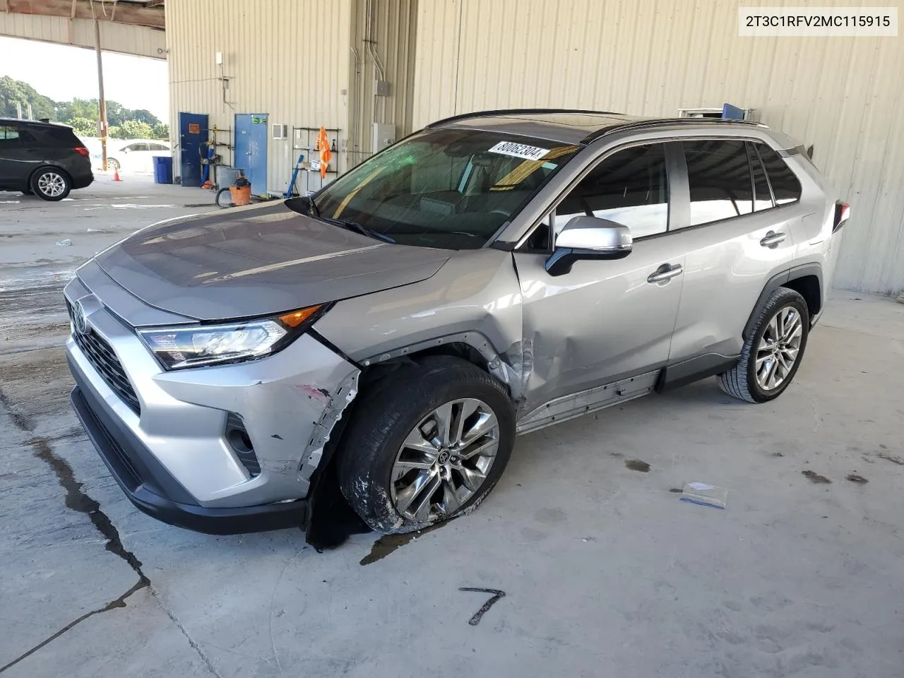 2021 Toyota Rav4 Xle Premium VIN: 2T3C1RFV2MC115915 Lot: 80062304