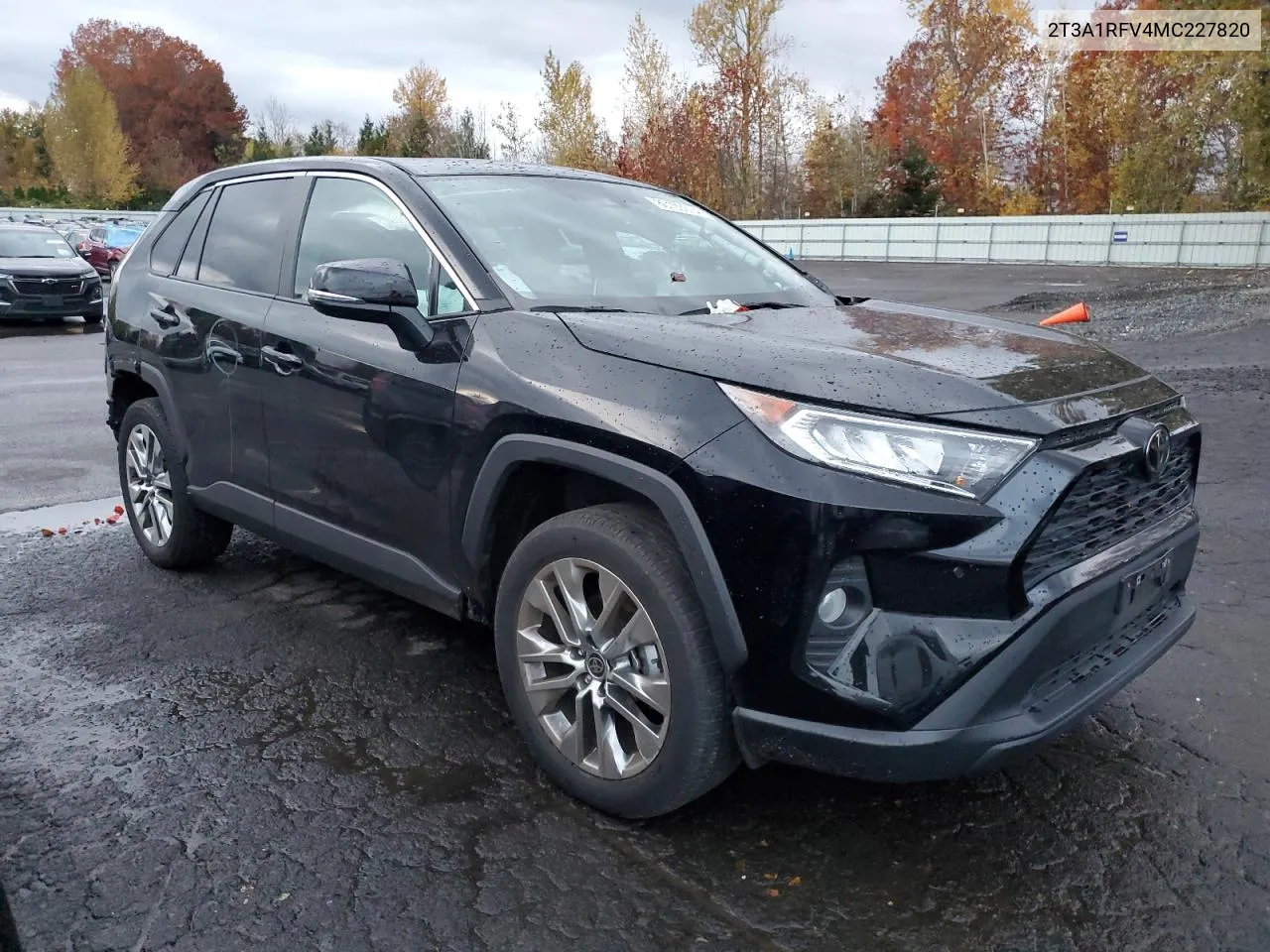 2021 Toyota Rav4 Xle Premium VIN: 2T3A1RFV4MC227820 Lot: 80100374