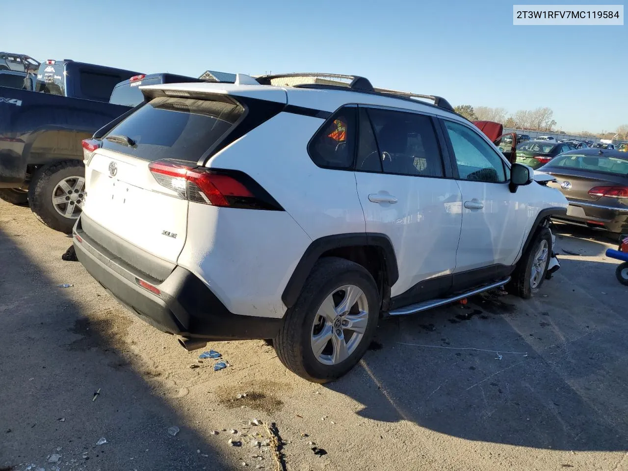 2021 Toyota Rav4 Xle VIN: 2T3W1RFV7MC119584 Lot: 80156434