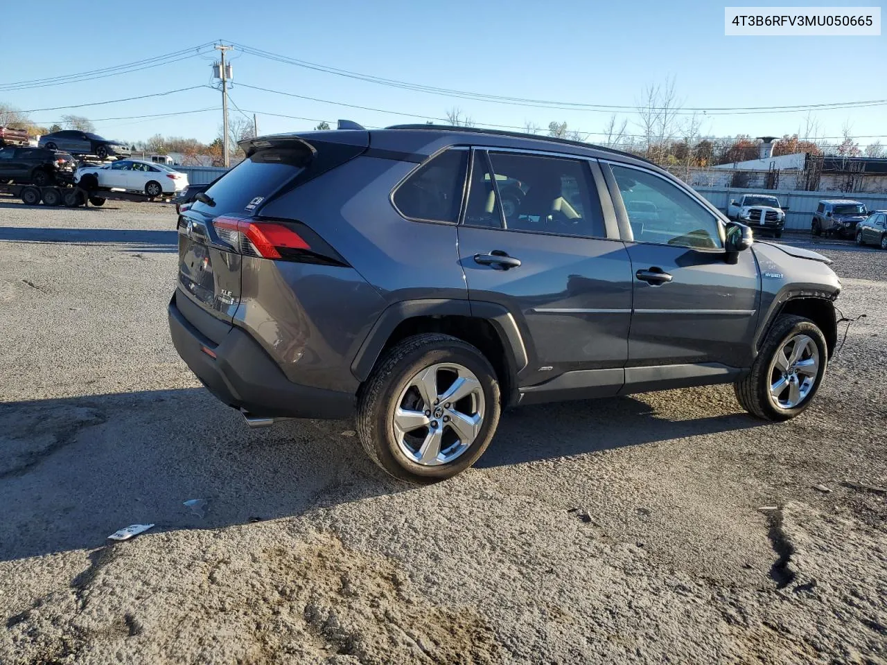 2021 Toyota Rav4 Xle Premium VIN: 4T3B6RFV3MU050665 Lot: 80197404