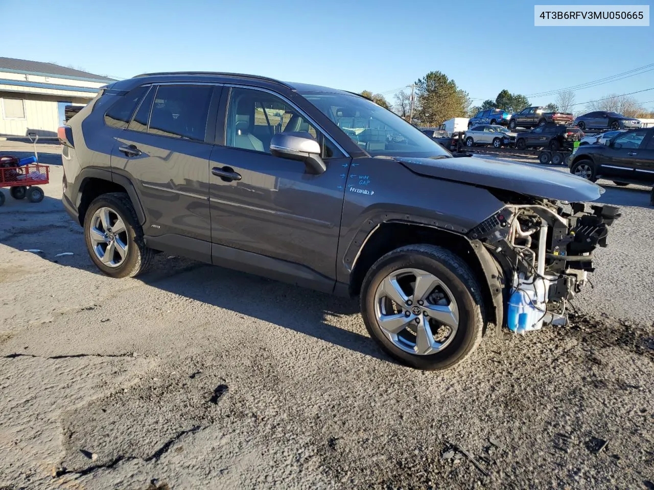 2021 Toyota Rav4 Xle Premium VIN: 4T3B6RFV3MU050665 Lot: 80197404