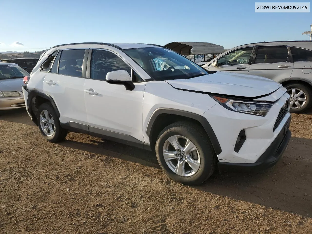 2021 Toyota Rav4 Xle VIN: 2T3W1RFV6MC092149 Lot: 80594274